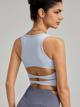 Women's vest , sports and fitness top, yoga gathering bra, running training